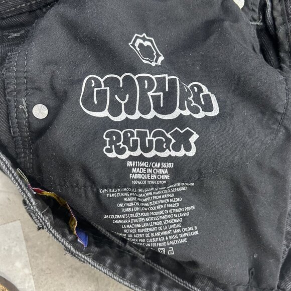 Vintage Empyre Relax Jeans Mens 32 Baggy Straight Leg Denim Skate Streetwear y2k - Picture 10 of 13